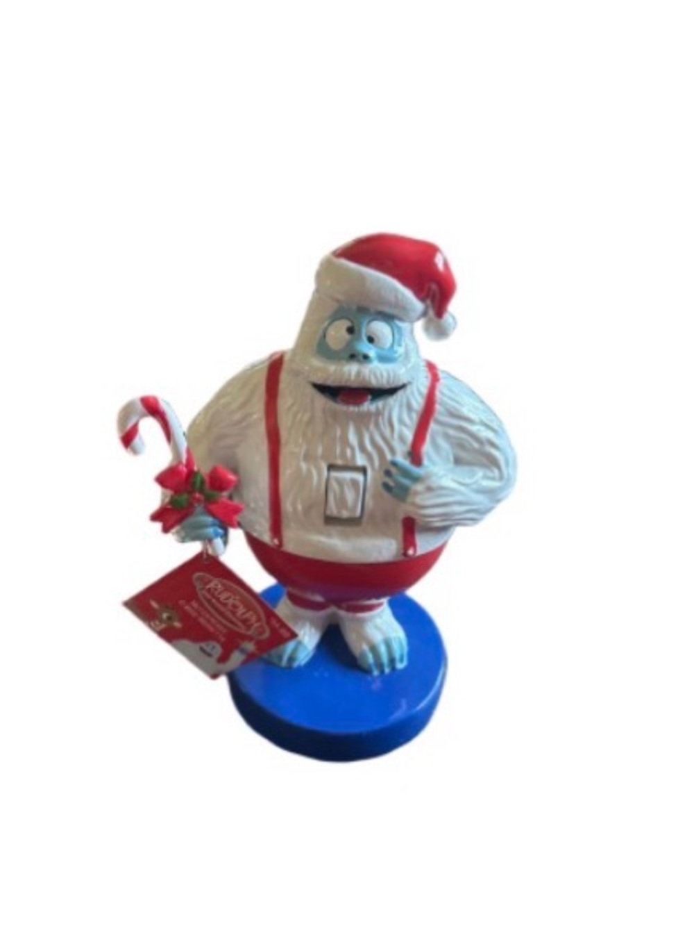 Rudolph Holiday Yeti nutcracker - White and Red Festive Home Accent